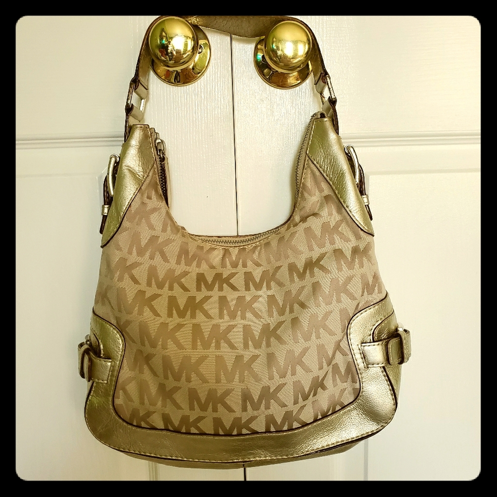 Gold Michael Kors Purse